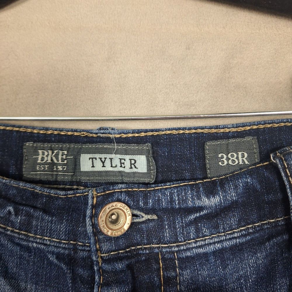 BKE Men's Straight Jeans - Blue - Picture 6 of 12